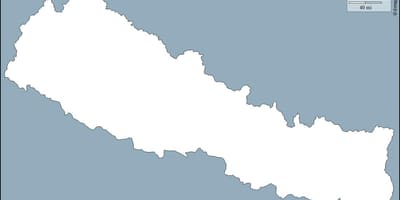 Kart av tomt nepal