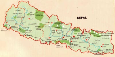Kart over nepal jernbane butwal