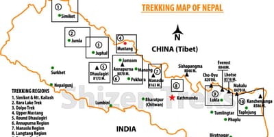 Nepal trek kart
